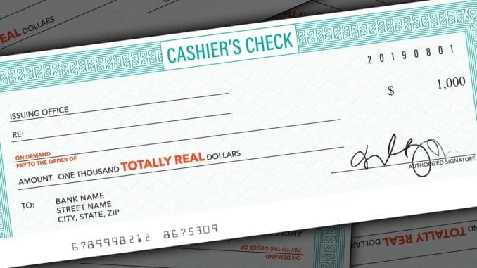 Why cashier's checks are part of so many online scams ...