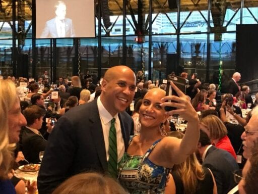 Cory Booker rallies Democrats in Virginia, where he could help the party, and vice versa