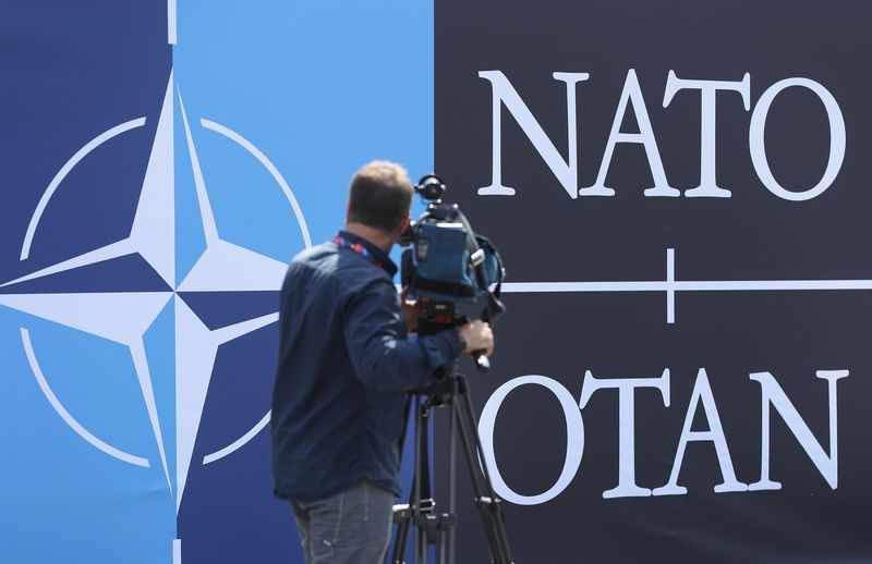 NATO’s logo.