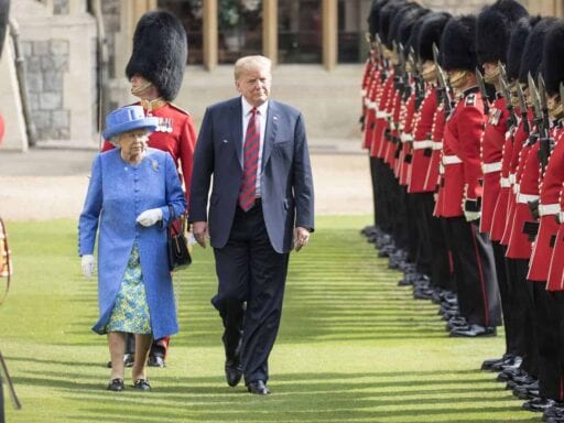 Trump walked (briefly) in front of the queen, and apparently that’s not allowed