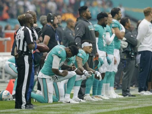 The Miami Dolphins acted on the NFL’s anthem policy. The league was unprepared for the backlash. 