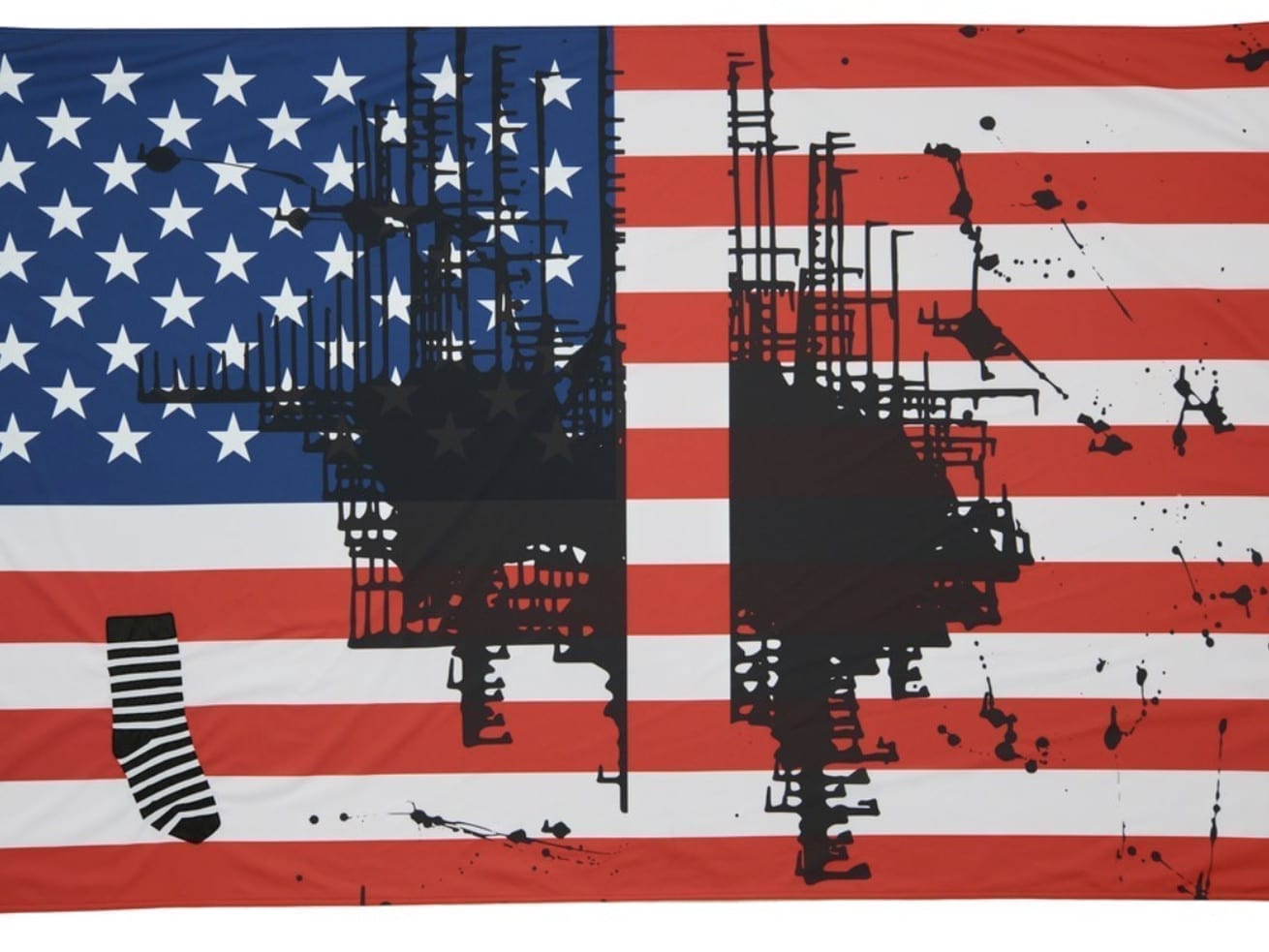 An artist painted on the American flag. The governor of Kansas wants her work destroyed.