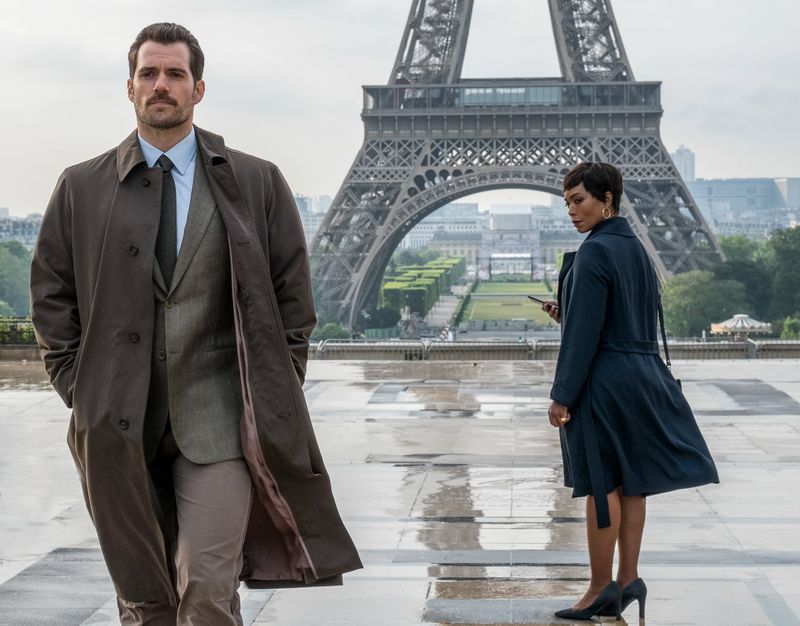 Henry Cavill and Angela Bassett in Mission: Impossible - Fallout