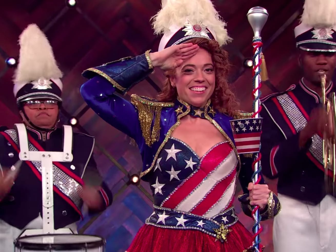 Watch: Michelle Wolf performs a “Salute to Abortion” on The Break