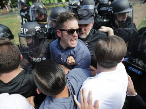 Richard Spencer is an infamous white nationalist. Twitter says he’s not part of a hate group.