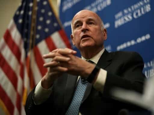 California Gov. Jerry Brown casually unveils history’s most ambitious climate target
