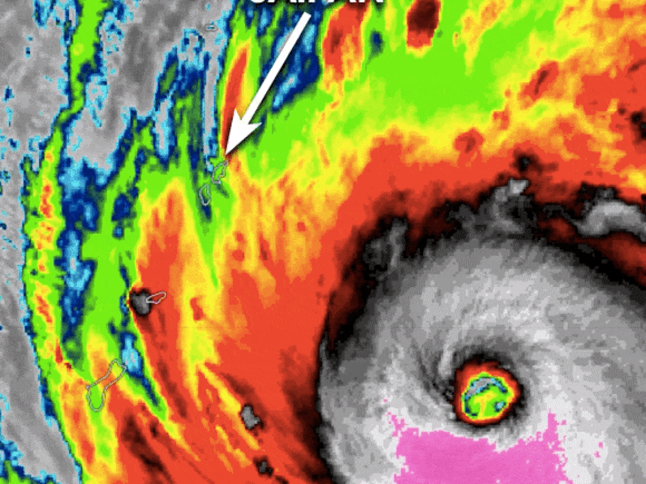 Super Typhoon Yutu, the strongest storm of the year, just hit US territories