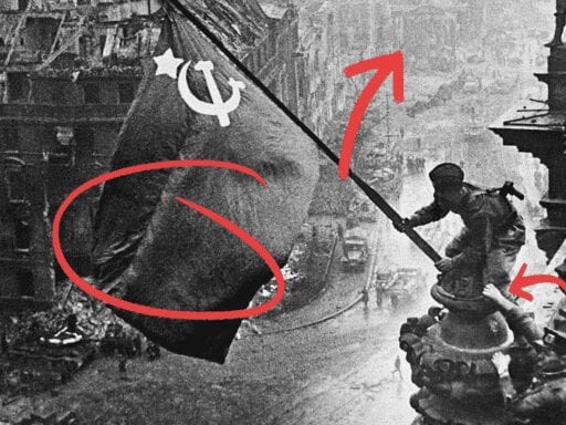 Why the Soviets doctored this iconic photo