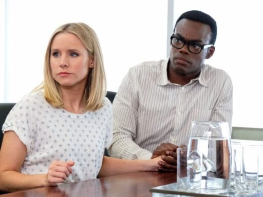 The Good Place gets weirder than usual when “Chidi Sees the Time-Knife”