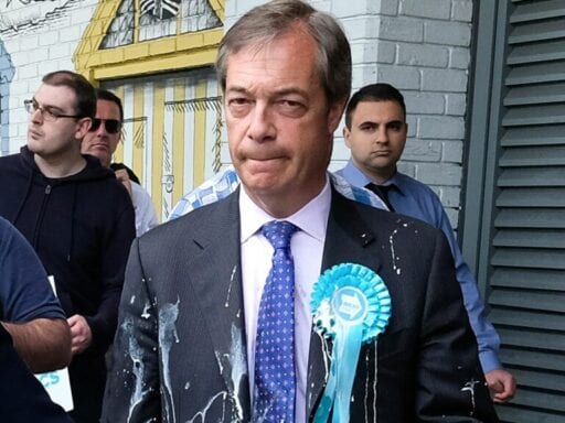 Why protesters are throwing milkshakes at Nigel Farage