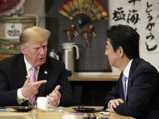In Japan, Trump pushes a hard line on trade — and a soft line on North Korea