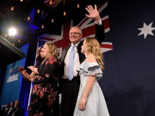 Australia’s conservative party retains power in shocking election result