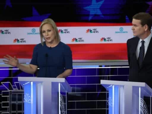 Kirsten Gillibrand gave her opponents a history lesson on abortion politics at the debate