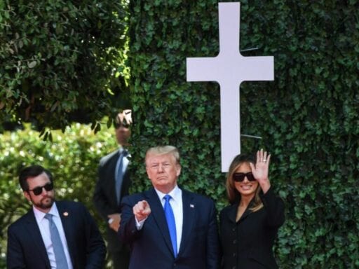 Trump insulted Nancy Pelosi and Robert Mueller while at a cemetery for American WWII dead