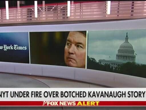 How Fox News twisted the Kavanaugh scandal into a way to attack the New York Times