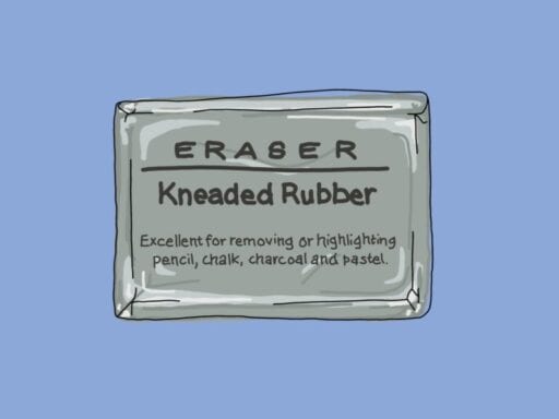 The best $1.50 I ever spent: a kneadable eraser
