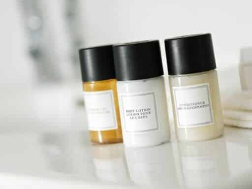 Hotels are banning tiny plastic toiletries. Environmental experts think they can do more.