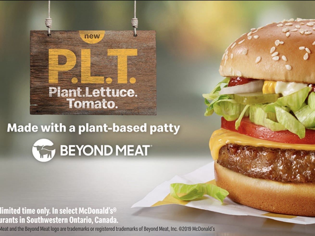 McDonald’s rolls out meatless Beyond burgers in Canada