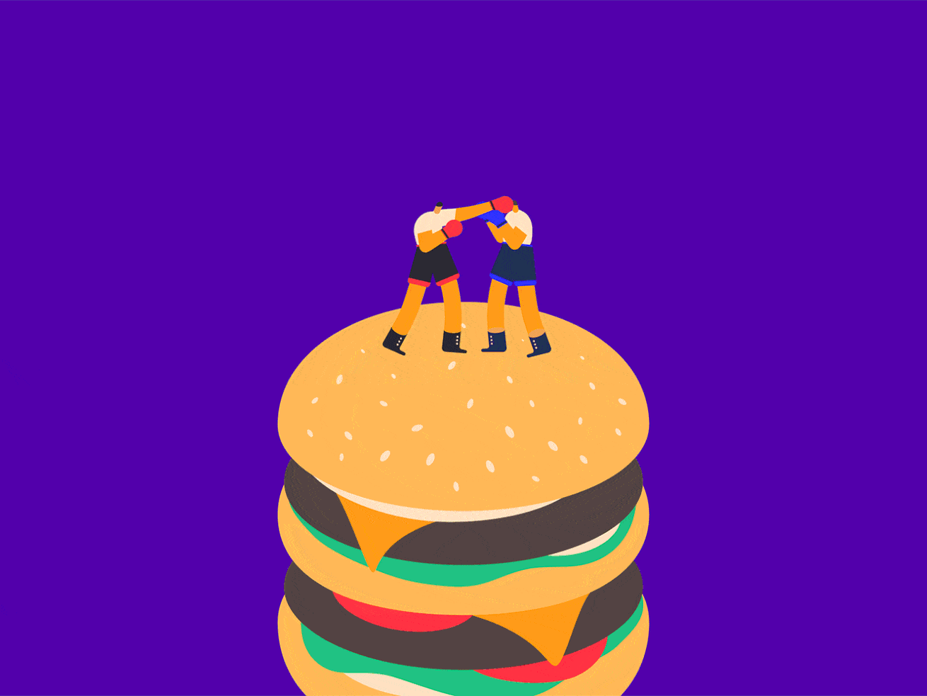 The burger brawl