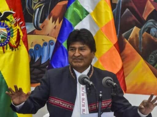 Bolivian President Evo Morales resigns following mass protests