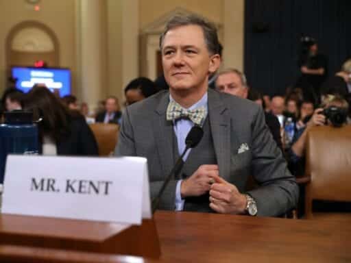 What George Kent’s bow tie says about his impeachment testimony