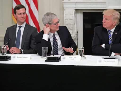 Tim Cook is just letting Trump lie about Apple
