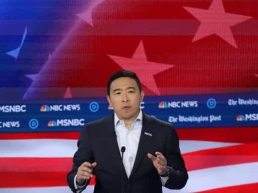 Andrew Yang will be the only candidate of color on stage in the Democratic debate