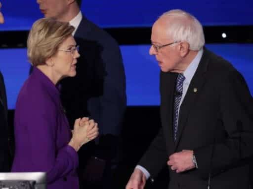 Why Bernie Sanders supporters are trolling Elizabeth Warren with snake emoji