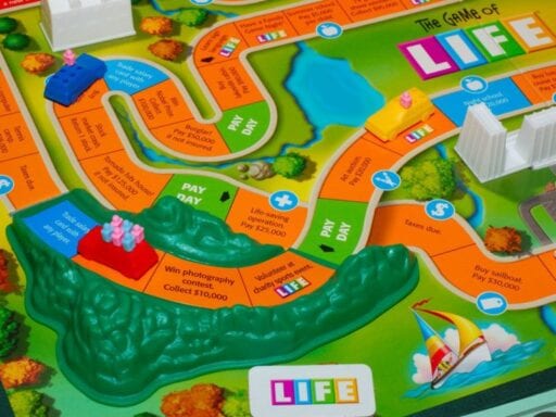 Why the game of Life used to have poverty, suicide, and ruin