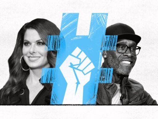 Inside the secret Twitter rooms where Debra Messing, Don Cheadle, and the rest of the celebrity #Resistance organizes