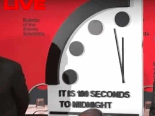 The Doomsday Clock is now at “100 seconds to midnight.” Here’s what that means.