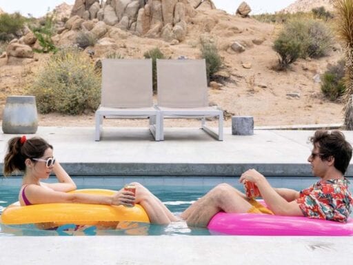 Lonely Island’s Palm Springs is a funny existential comedy about 2 dirtbags who find each other