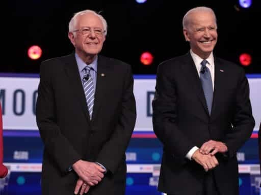 Bernie Sanders narrowly leads Joe Biden in a national ranked-choice poll