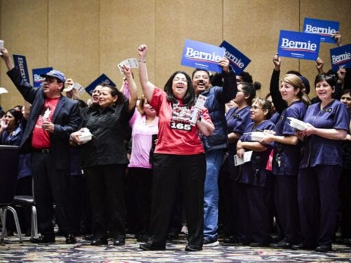 Nevada’s entrance polls look good for Bernie Sanders