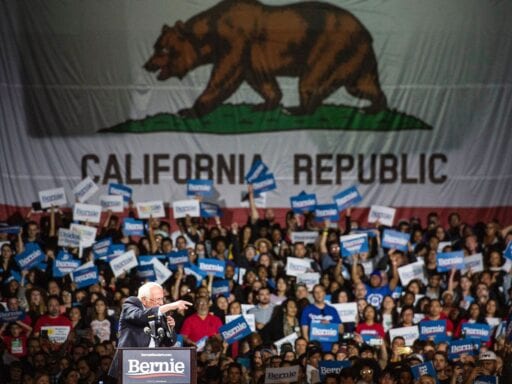 The Bernie Sanders coalition turned out in California