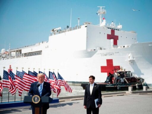 A Navy ship is headed to New York to help hospitals strained by coronavirus patients