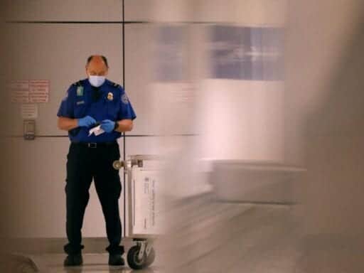 What are TSA agents doing now that hardly anyone is flying?