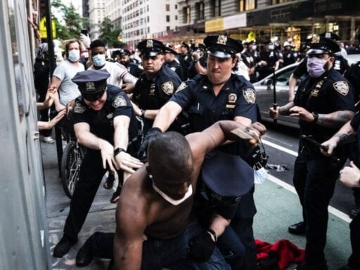 Images of police using violence against peaceful protesters are going viral