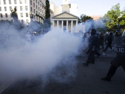 US Park Police uses “tear gas” in new statement. Earlier, said using term was a “mistake.”