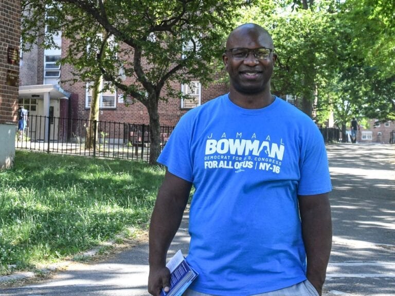 Middle school principal Jamaal Bowman unseats Eliot Engel in New York