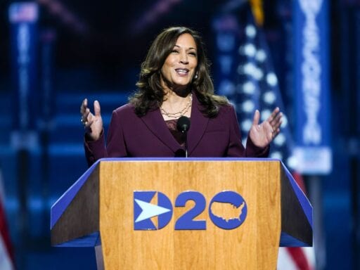 Kamala Harris officially accepts the Democratic vice presidential nomination and makes history