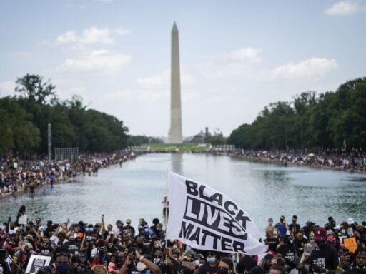 The “Get Your Knee Off Our Necks” March on Washington in photos
