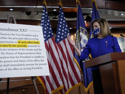 What Nancy Pelosi said about the 25th Amendment