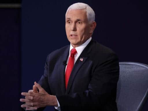 Why Mike Pence’s pink-looking eye caused so much speculation