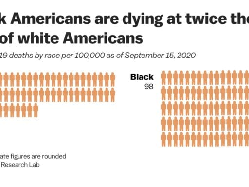 Covid-19’s stunningly unequal death toll in America, in one chart