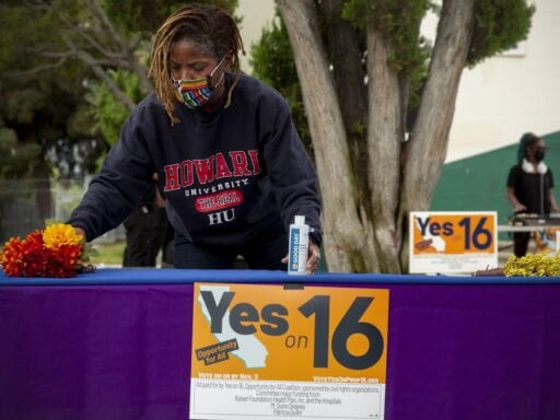 Live results for California’s ballot measure on restoring affirmative action