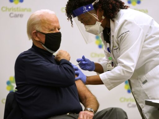 Joe Biden got the Covid-19 vaccine on live TV