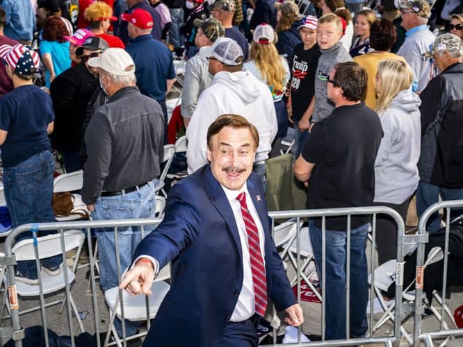 OAN prefaced Mike Lindell’s election “documentary” with a hilariously massive disclaimer