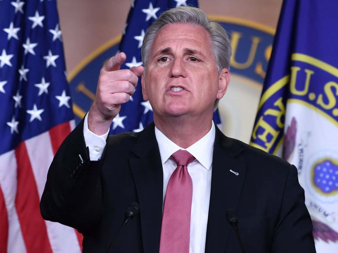 Kevin McCarthy’s remarkable flip-flop from “there’s no place for QAnon” to “I don’t even know what it is”