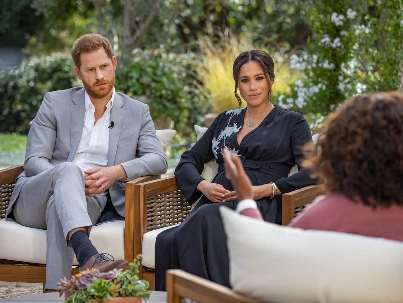 Meghan Markle says the royal family was “concerned” about her future child’s skin color